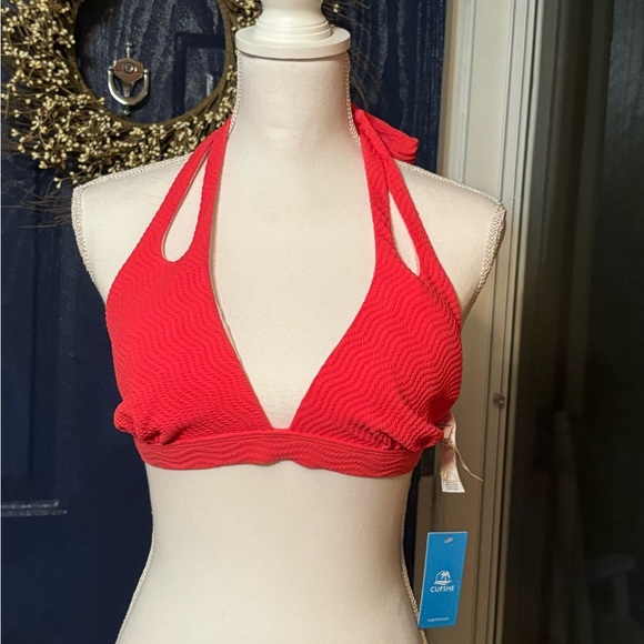 Cupshe Bikini Halter Swimwear with 3 slot adjustable band. NWT size XL - Picture 1 of 9
